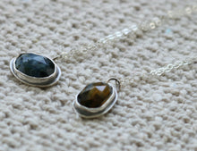Load image into Gallery viewer, Pietersite Sterling Silver Dainty Necklace