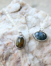 Load image into Gallery viewer, Pietersite Sterling Silver Dainty Necklace