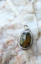 Load image into Gallery viewer, Pietersite Sterling Silver Dainty Necklace