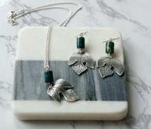 Load image into Gallery viewer, Garden Leaves Fine Silver Set
