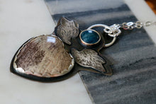 Laden Sie das Bild in den Galerie-Viewer, Halskette aus Sterlingsilber mit Jaspis und blauem Apatit