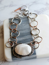 Load image into Gallery viewer, White Agate Sterling Silver Necklace
