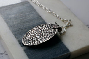 Fine Silver Amethyst Necklace