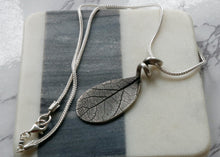 Load image into Gallery viewer, Sage Leaf Fine Silver Pendant
