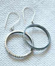 Load image into Gallery viewer, The Dynamic Sterling Silver Hoops
