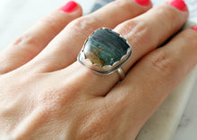 Load image into Gallery viewer, Petrified Wood Sterling Silver Ring
