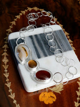 Load image into Gallery viewer, Multi Stone Sterling Silver Necklace
