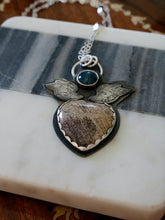 Load image into Gallery viewer, Jasper and Blue Apatite Sterling Silver Necklace
