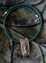 Load image into Gallery viewer, Labradorite Celtic Love Sterling Silver Necklace
