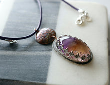 Load image into Gallery viewer, Ametrine Sterling Silver and Copper Necklace

