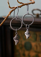 Load image into Gallery viewer, Conch Shell Sterling Silver Earrings
