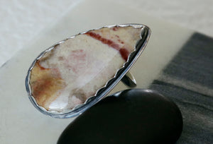 Mookaite Jasper Sterling Silver Ring