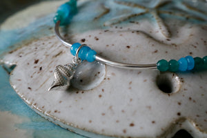 Sterling Silver Shell Anklet