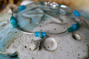 Sterling Silver Shell Anklet