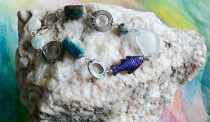 Blue Ocean Sterling Silver Bracelet